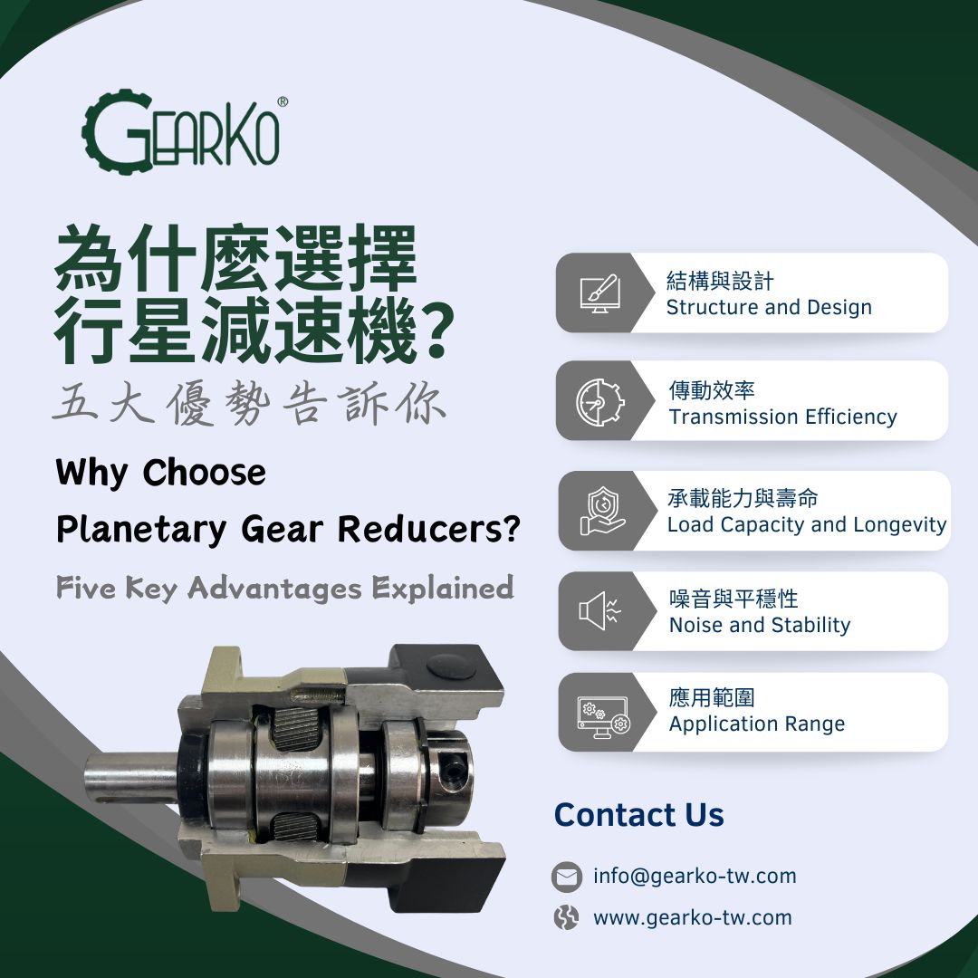 Why Choose Planetary Gear Reducers? Five Key Advantages Explained