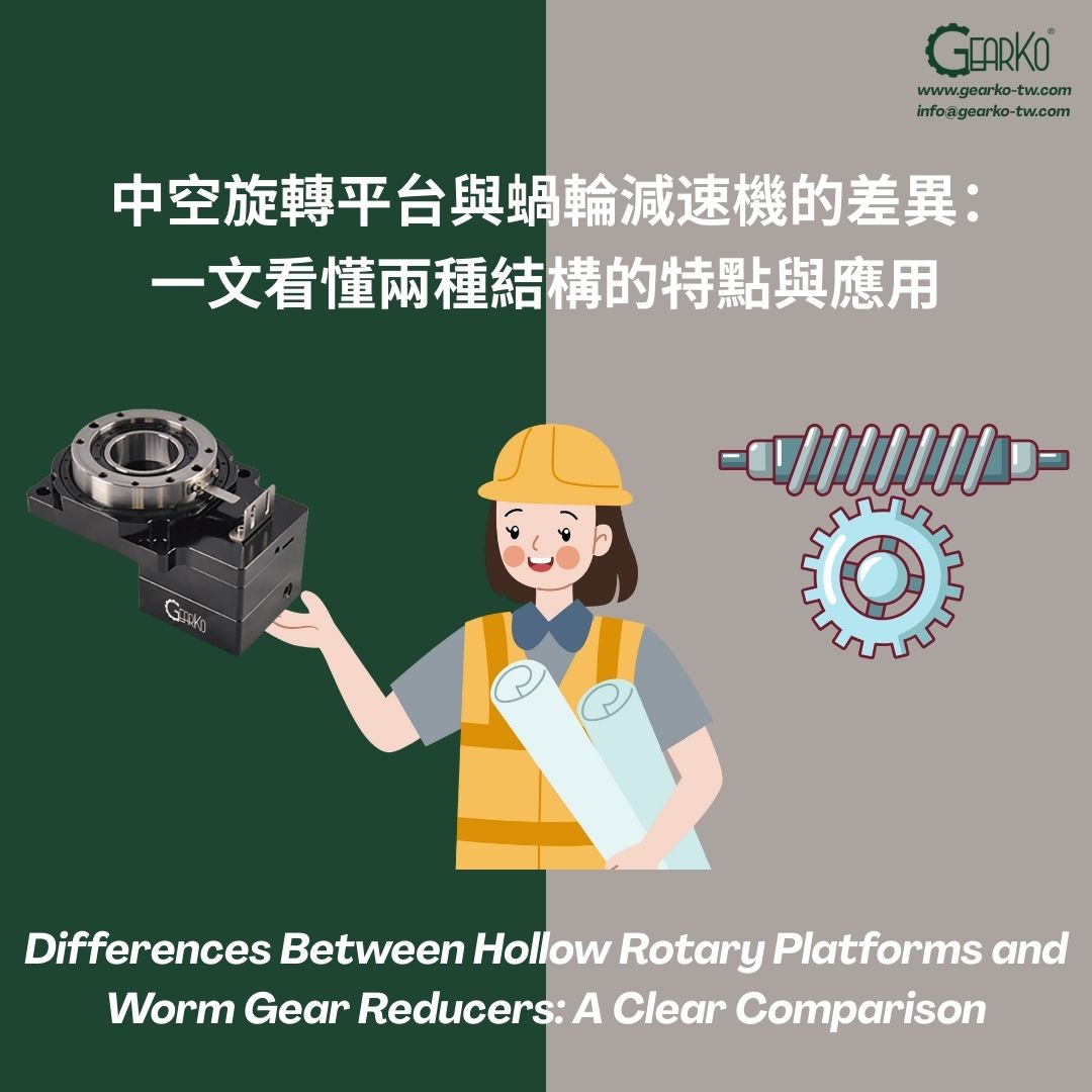 Differences Between Hollow Rotary Platforms and Worm Gear Reducers: A Clear Comparison